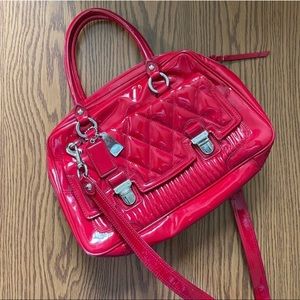 Coach. Red patent leather bag. Excellent Condition